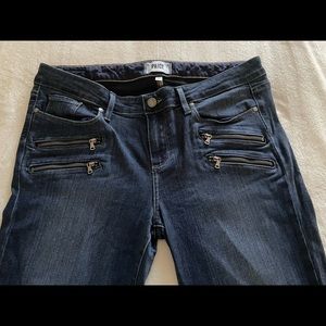 Paige Edgemont Front Zipper Jeans Size 32-gently worn